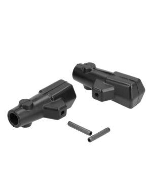 Kit tampons de béquille noirs - Casa Lambretta T 224 (T224)