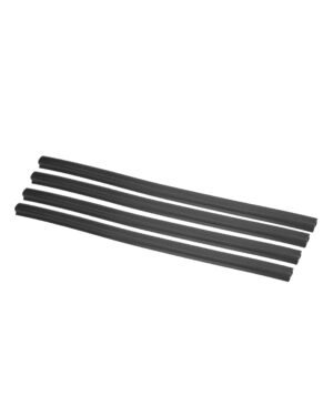 Kit caoutchoucs de baguettes de sol noires - Casa Lambretta C 107 (C107)