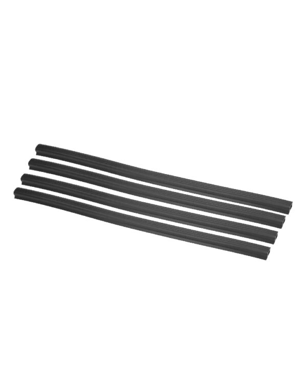 Kit caoutchoucs de baguettes de sol noires - Casa Lambretta C 107 (C107)