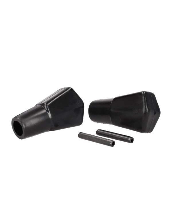 Kit tampons de béquille noirs - Casa Lambretta T 213 (T213)