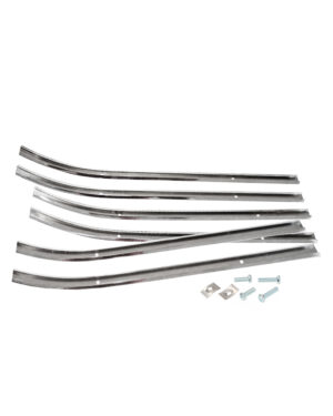 Kit goutières de plancher chromées - Casa Lambretta C 273 (C273)