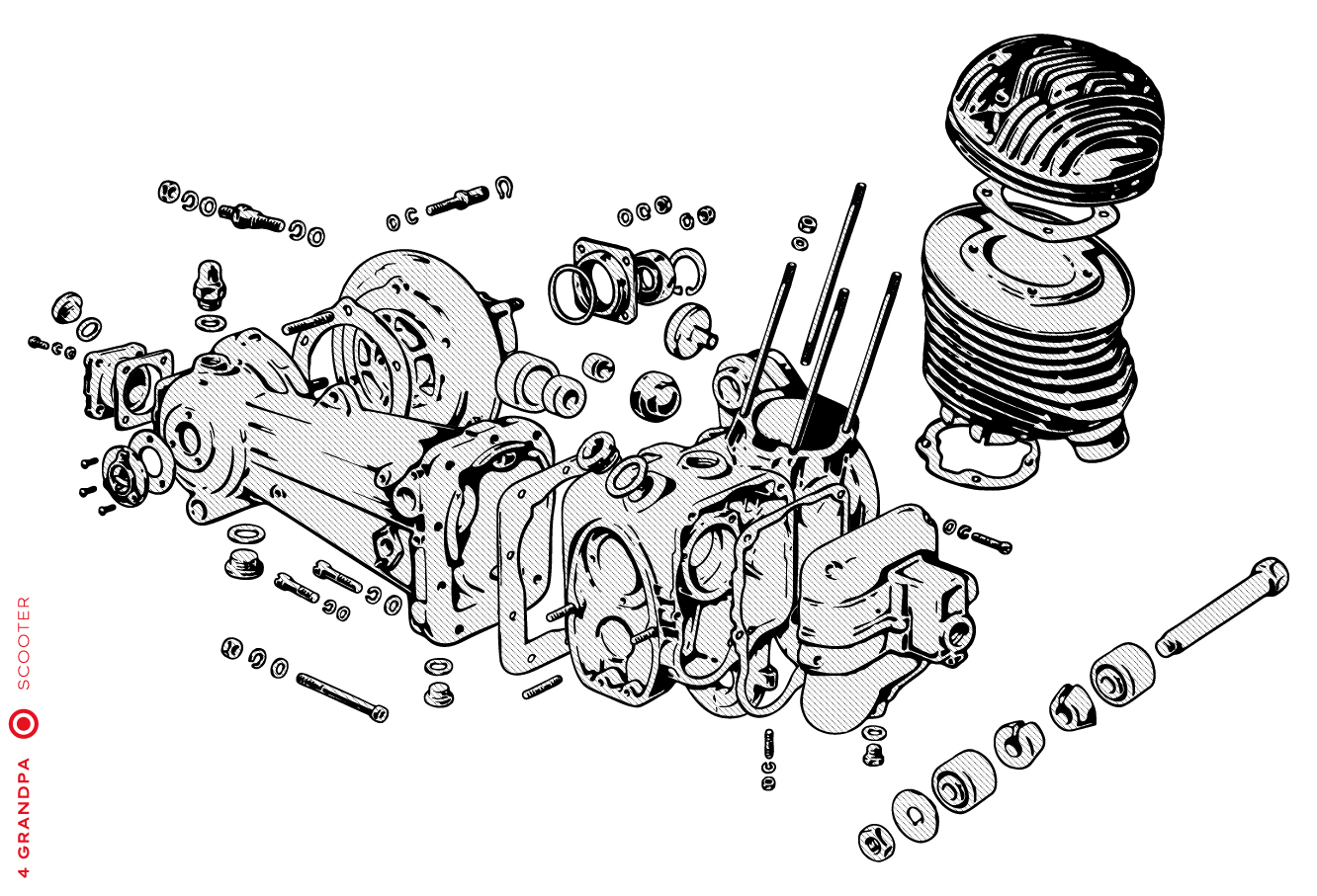 D-LD 150 – LD 57 125 01 – Carter et cylindre